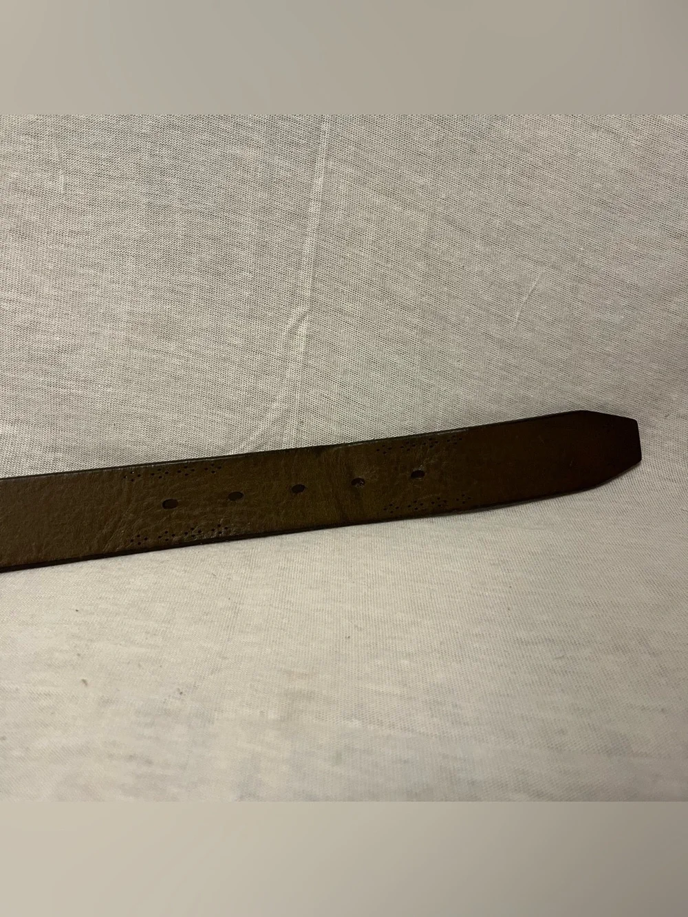 Allen Edmonds Classic Brown Leather Belt